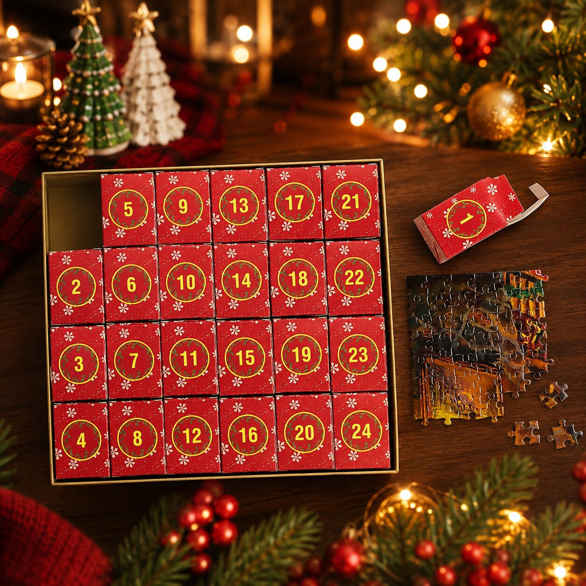 Jigsaw Puzzle Advent Calendar 2026 with 1008 Pieces – image 7