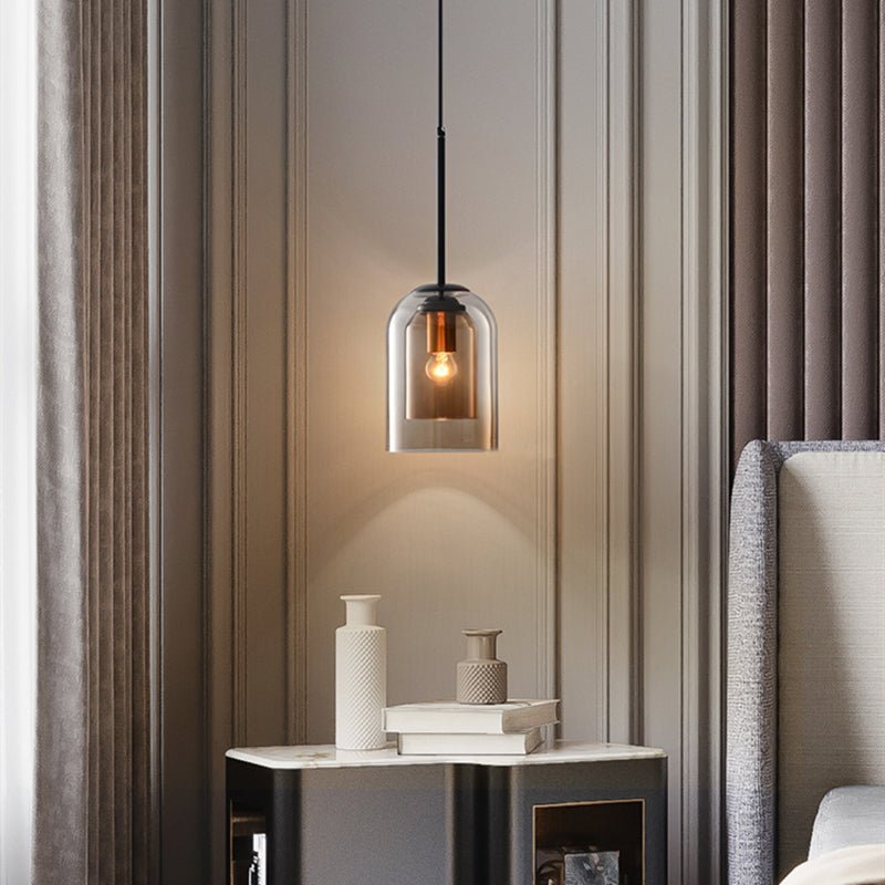 Sable Smoked Glass Pendant Light - product detail 2