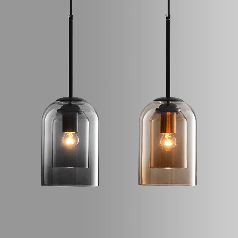 Sable Smoked Glass Pendant Light - product detail 3