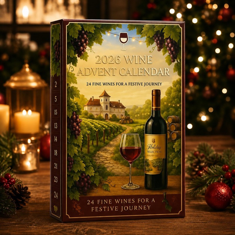 Vineyard Advent Calendar 2026 with Wine Bottle Designs – image 3