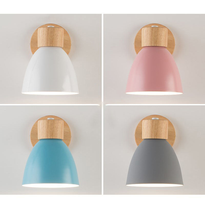 Wall Sconce with a Tilted Arm and Conical Shade – product view