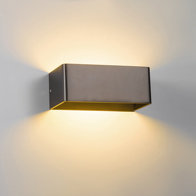 Cube Wall Sconce – Black
