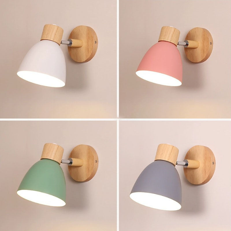 Wall Sconce with a Tilted Arm and Conical Shade – product view