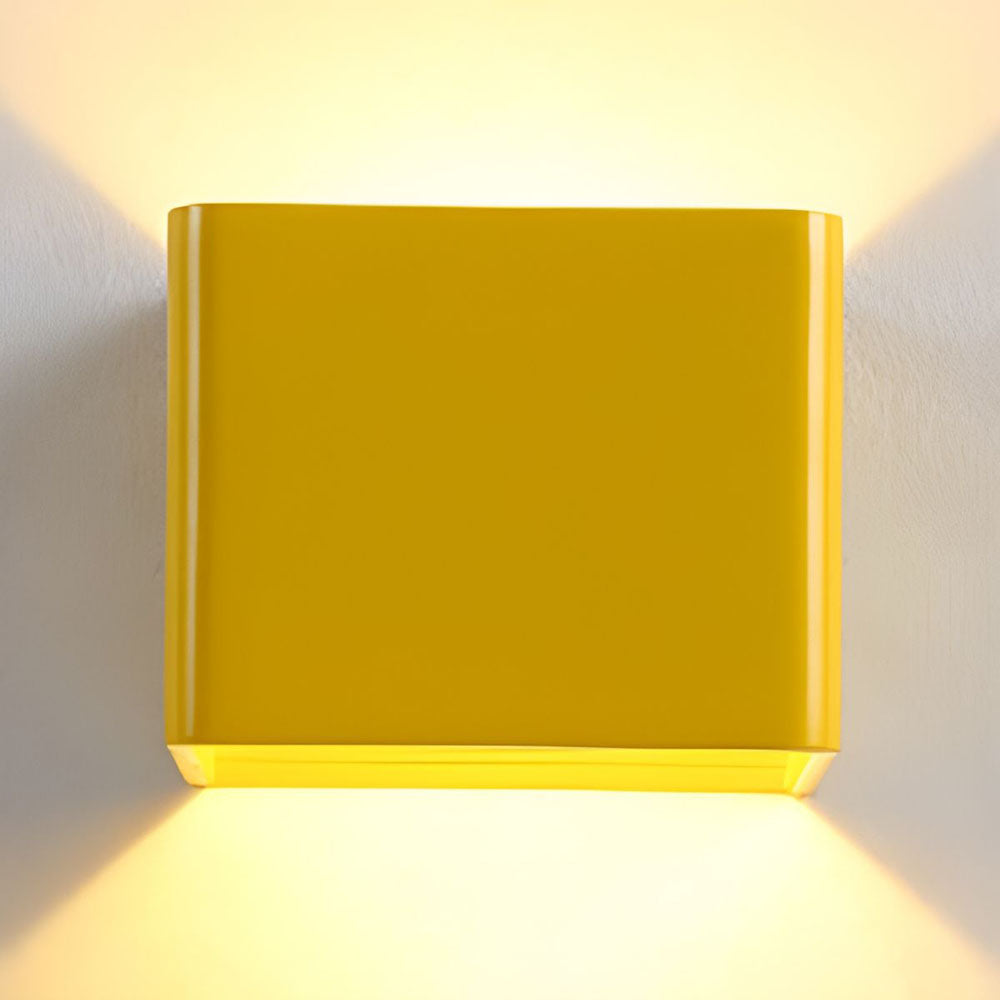 Cube Wall Sconce – Yellow