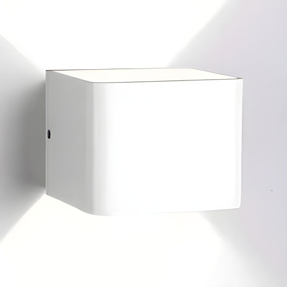 Cube Wall Sconce – White