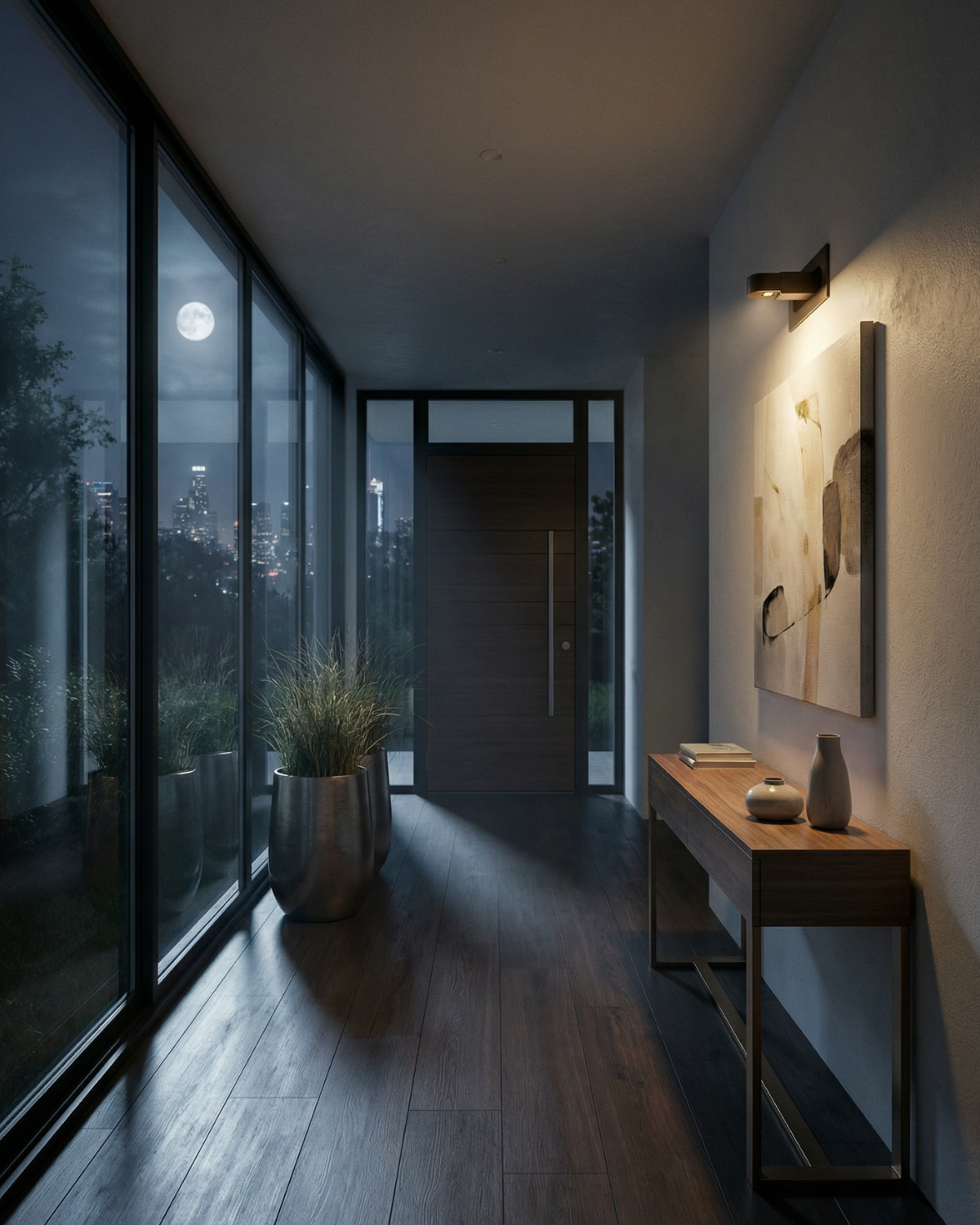 Rectangular Solar Wall Lamp – product view
