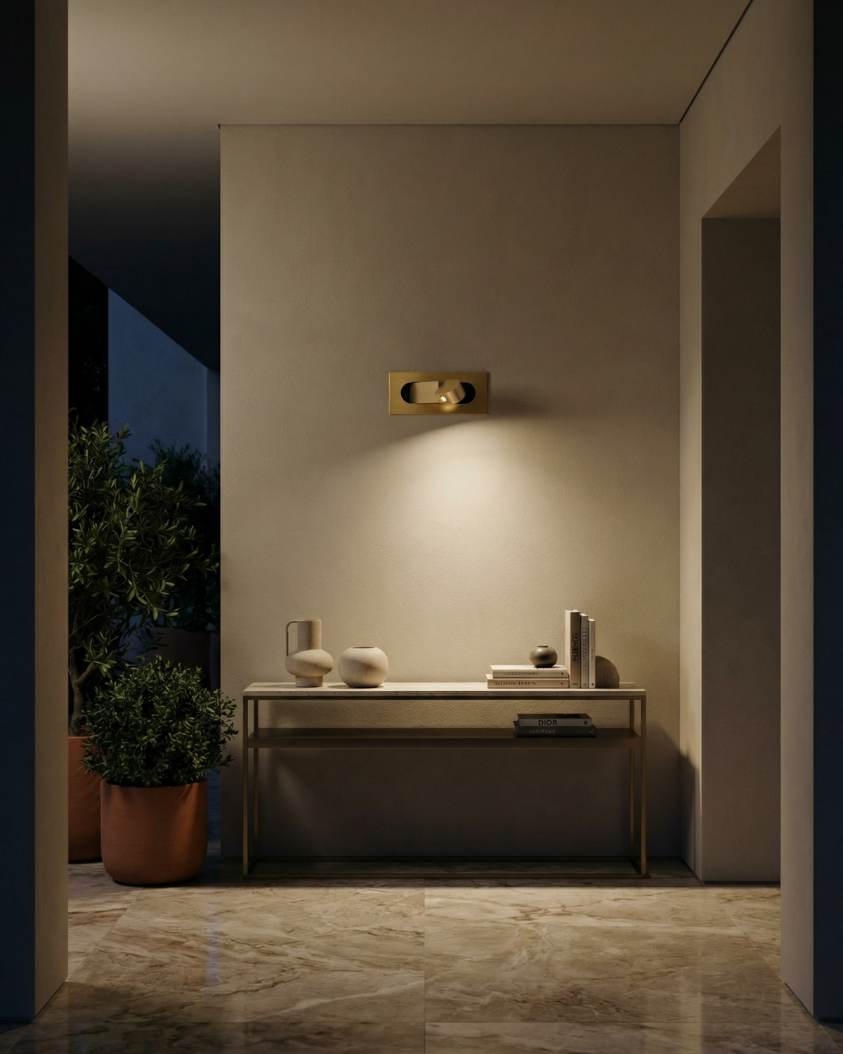 Rectangular Solar Wall Lamp – product view