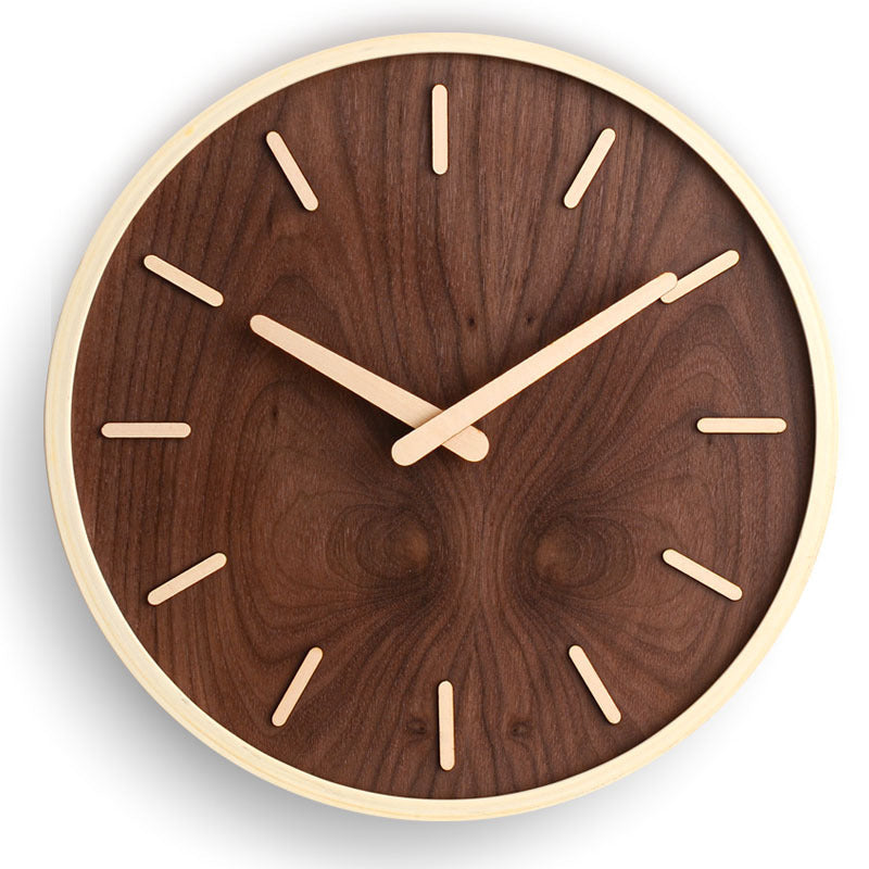 Walden Walnut Face Wall Clock - product detail 6