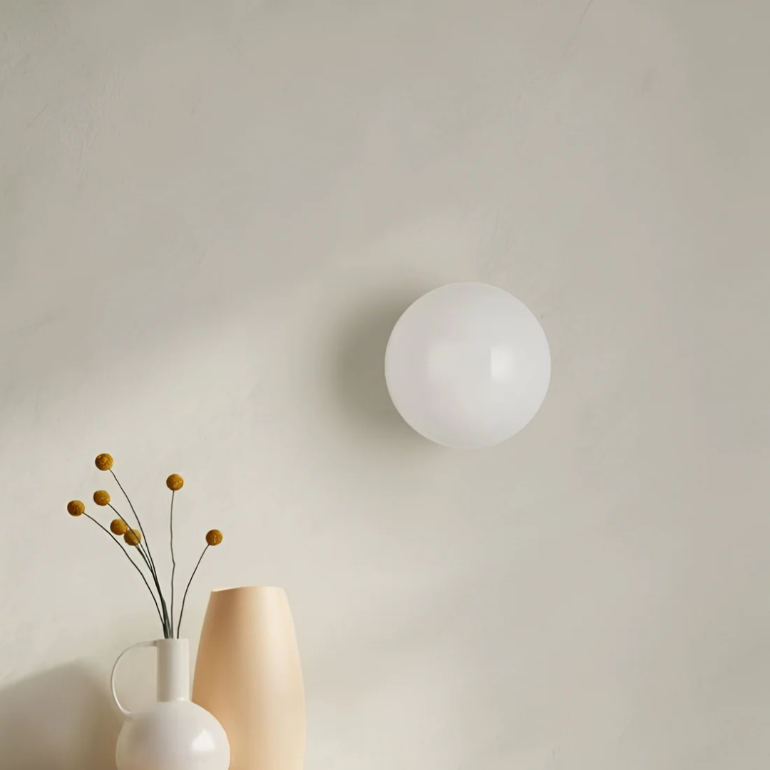 Solana Glass Globe Wall Light - product detail 3