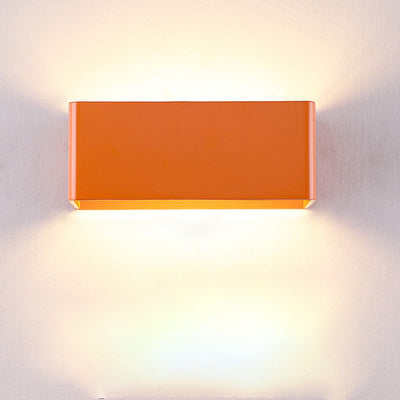 Cube Wall Sconce – Orange