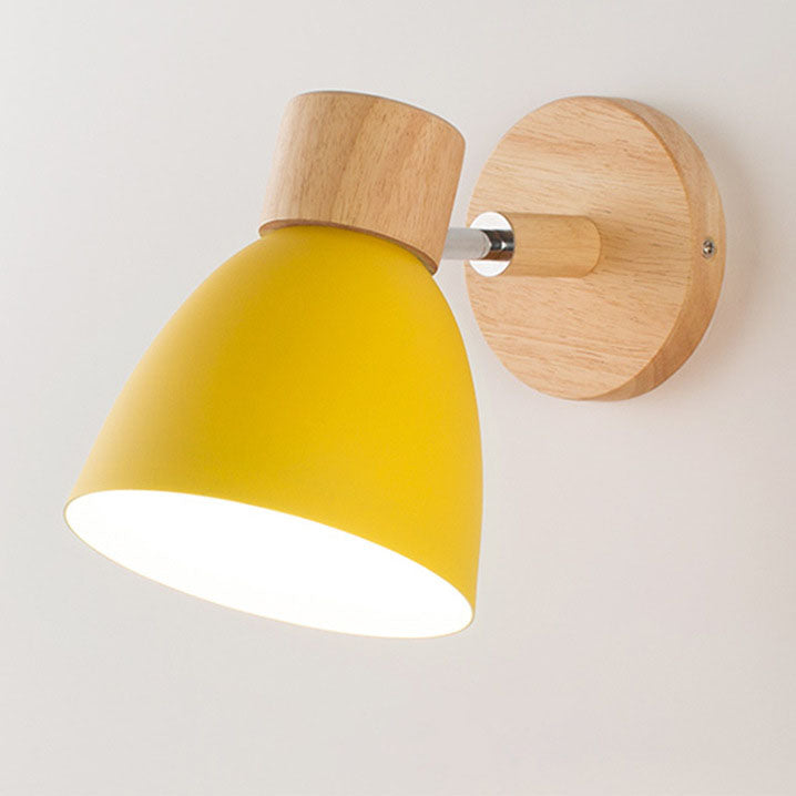 Wall Sconce with a Tilted Arm and Conical Shade – product view