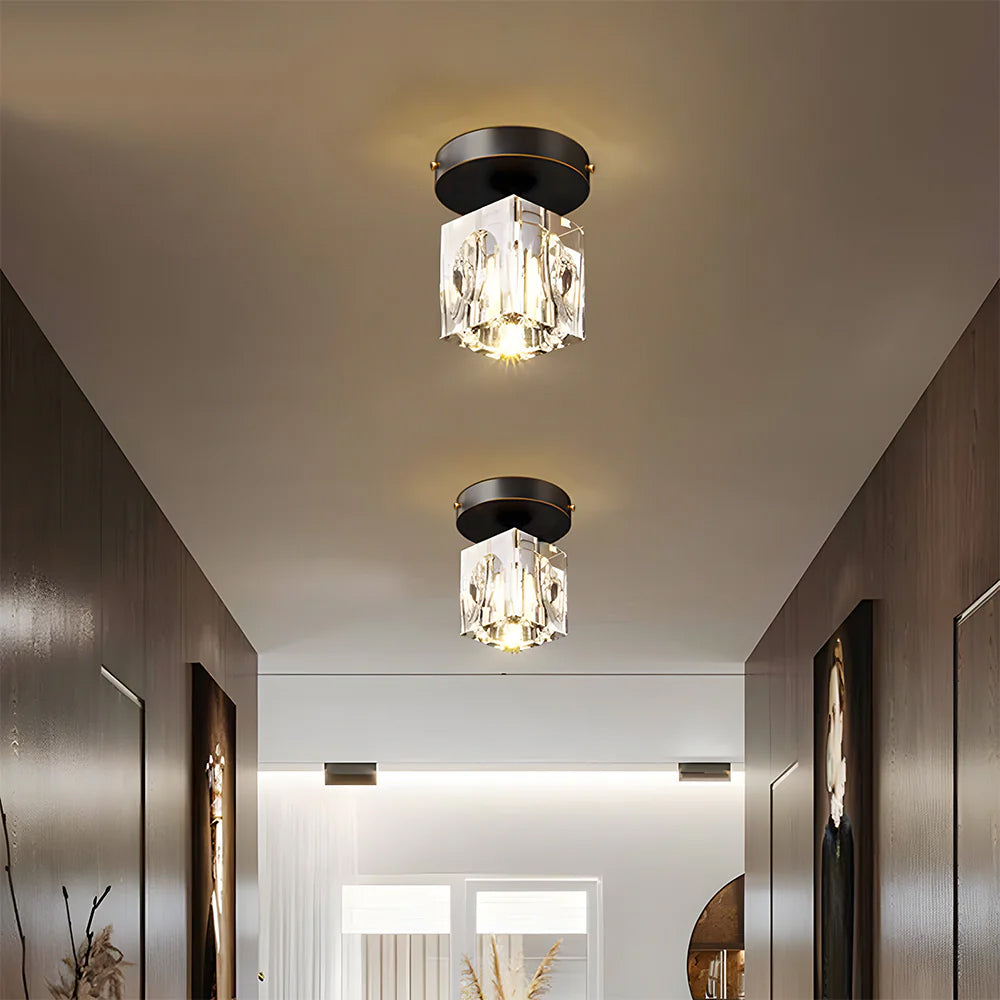 Geometric Crystal Ceiling Lamp – product view