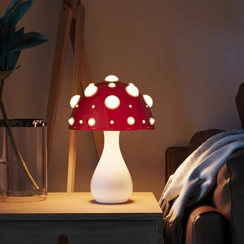 Dimmable Mushroom-Shaped LED Lamp – Large