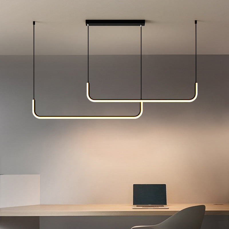Axis Linear LED Kitchen Island Pendant - product detail 3