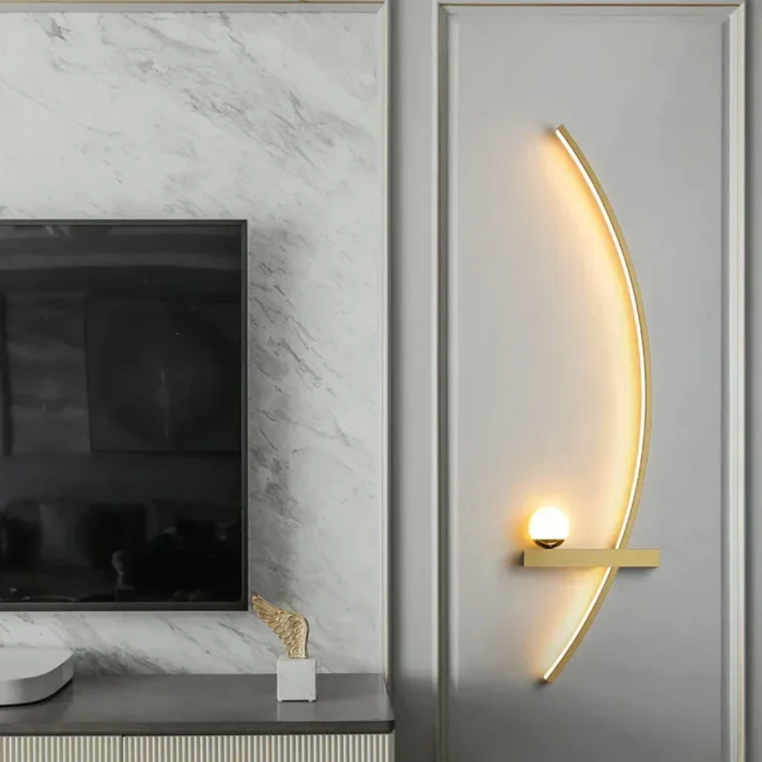 Crescent Up and Down LED Wall Light