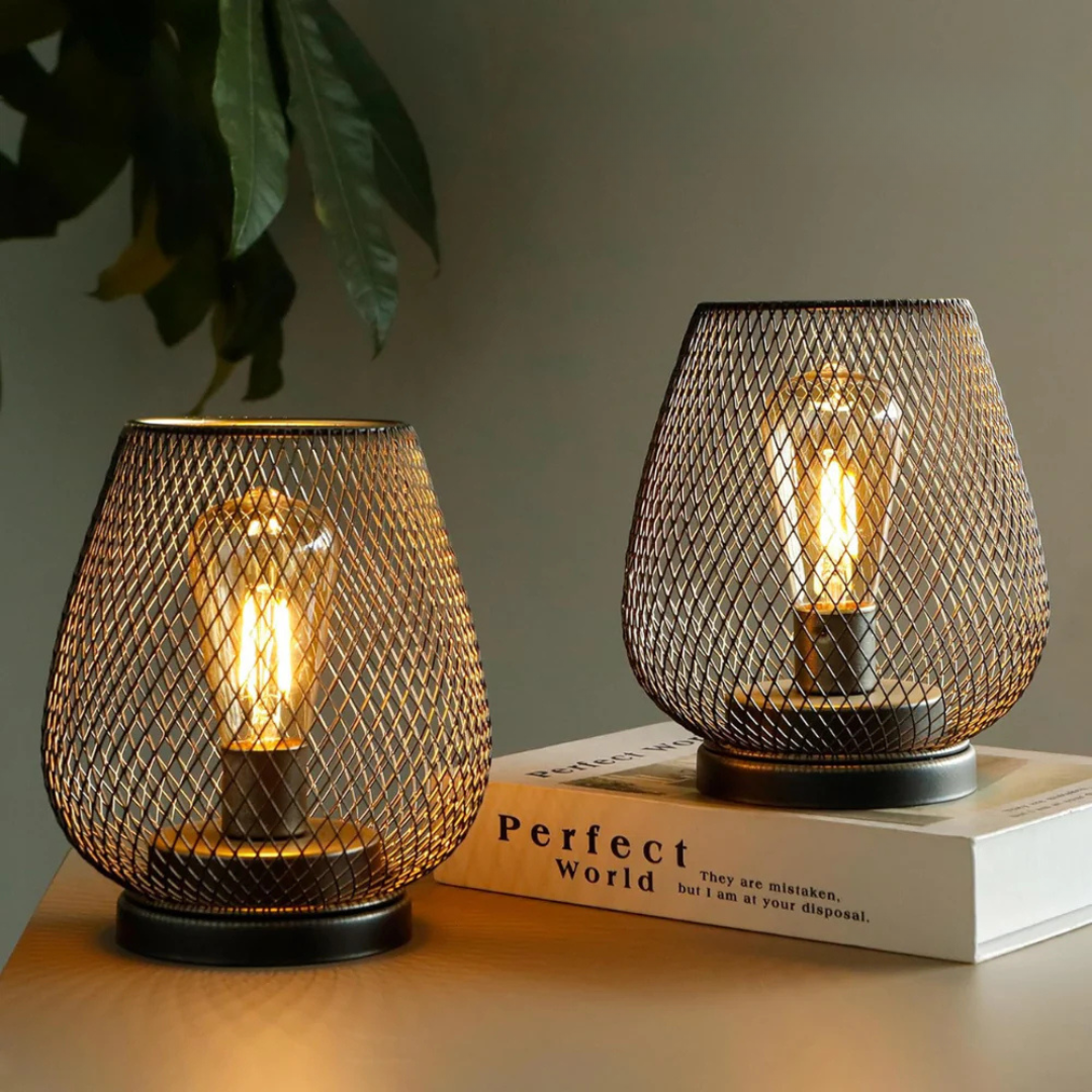 Wireless Dimmable LED Lantern – Ø 15.5cm x H 17cm (Ø 6.1" x H 6.7")
