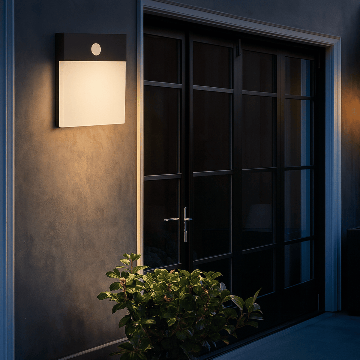 Outdoor LED Wall Light with Motion Sensor – product view