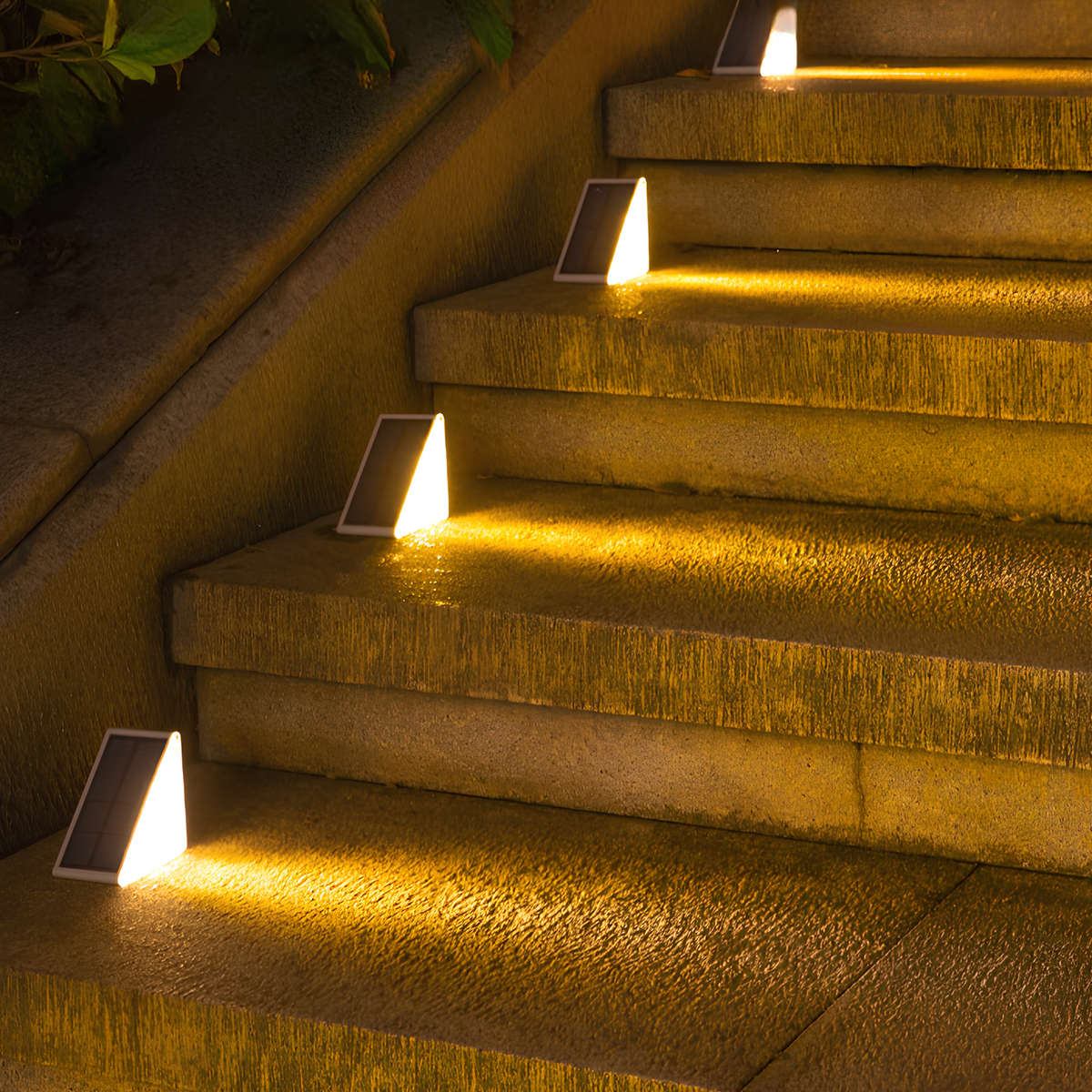 Solar-Powered Outdoor LED Stair Lighting – product view