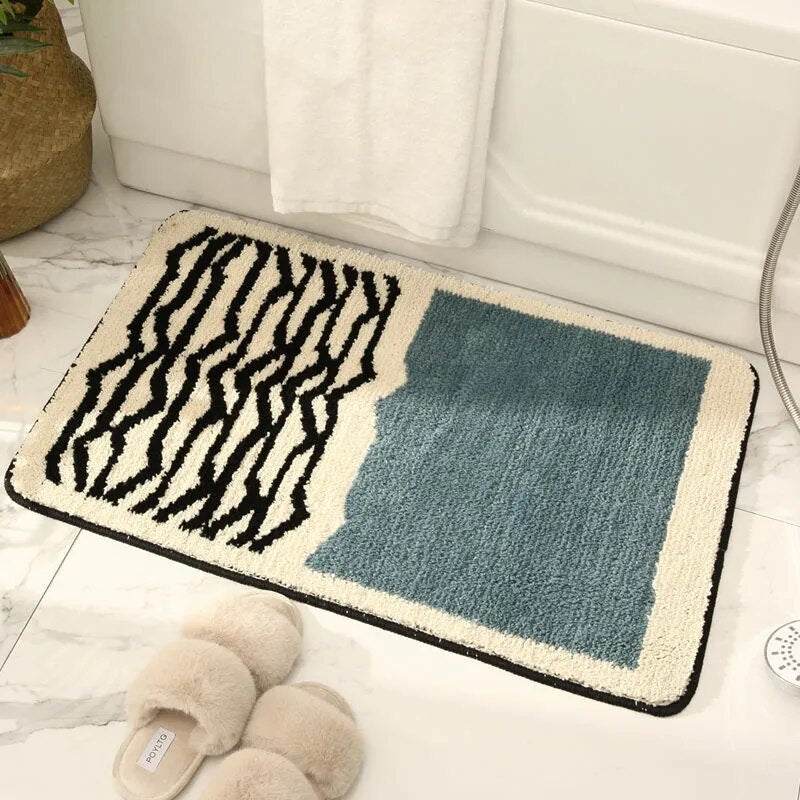 Contour Abstract Pattern Bath Mat - product detail 2
