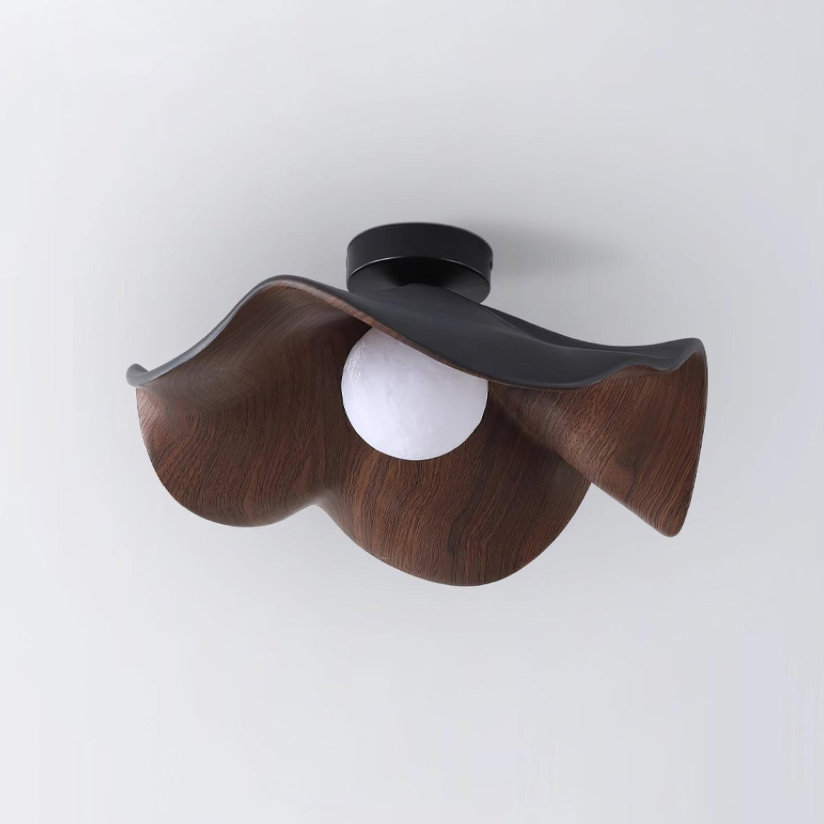 Organic Flush-Mount Ceiling Light – product view