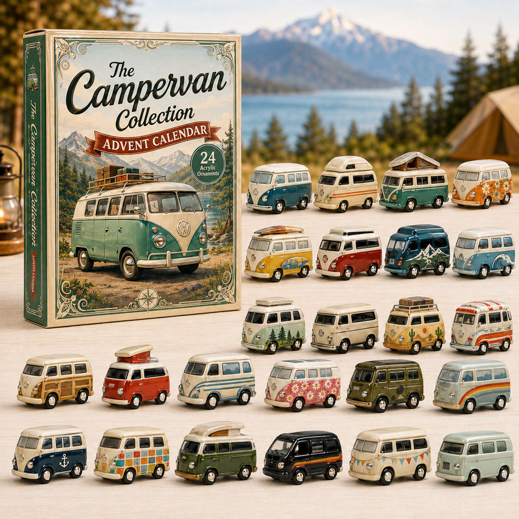 Campervan Advent Calendar 2026 with 24 Acrylic Charms – image 1