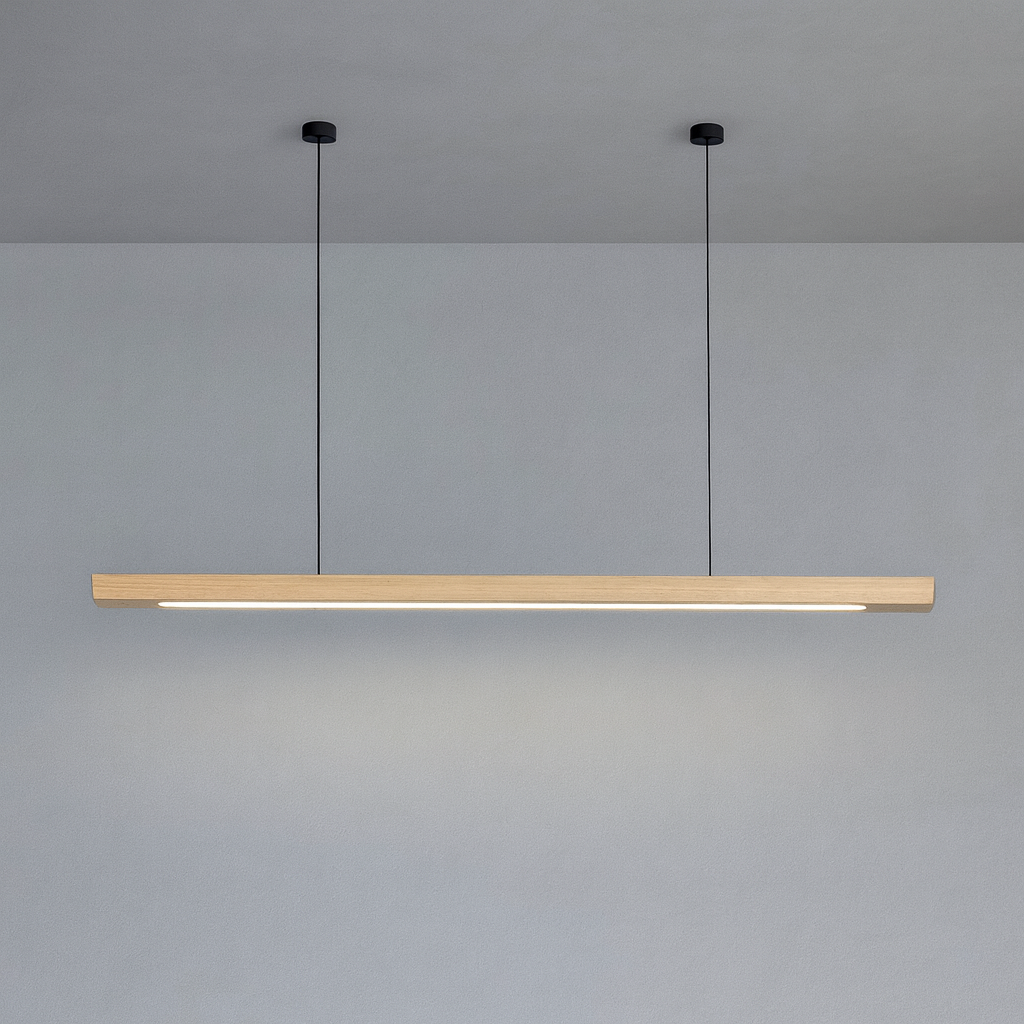 Grove Timber Linear LED Pendant - product detail 6