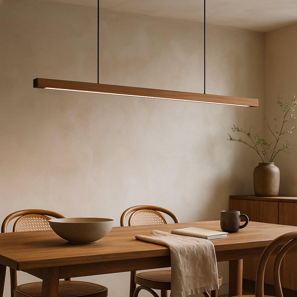 Grove Timber Linear LED Pendant - product detail 3