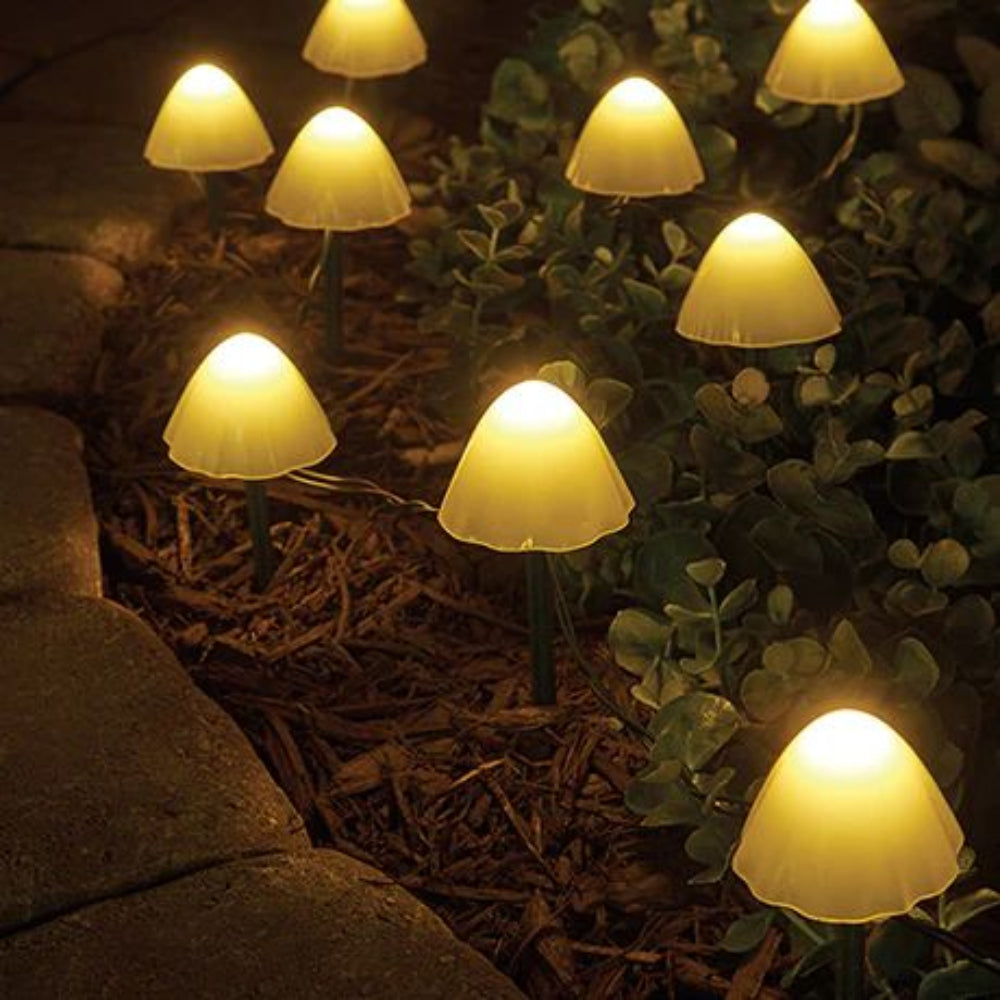 Fernbank Solar Mushroom Garden Lights - product detail 2