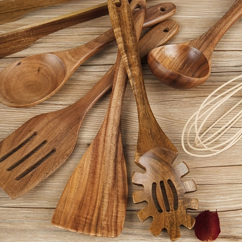 Oakley Seven-Piece Wooden Kitchen Utensil Set - product detail 3