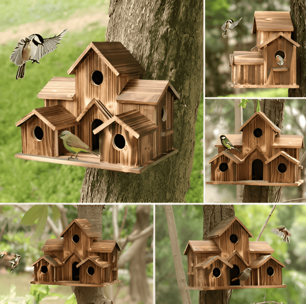 Woodhaven Multi-Compartment Birdhouse - product detail 3