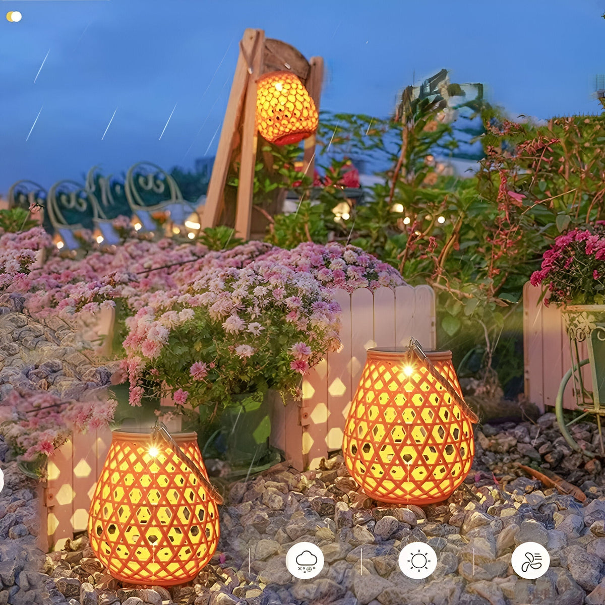 Solar LED Garden Lantern – product view