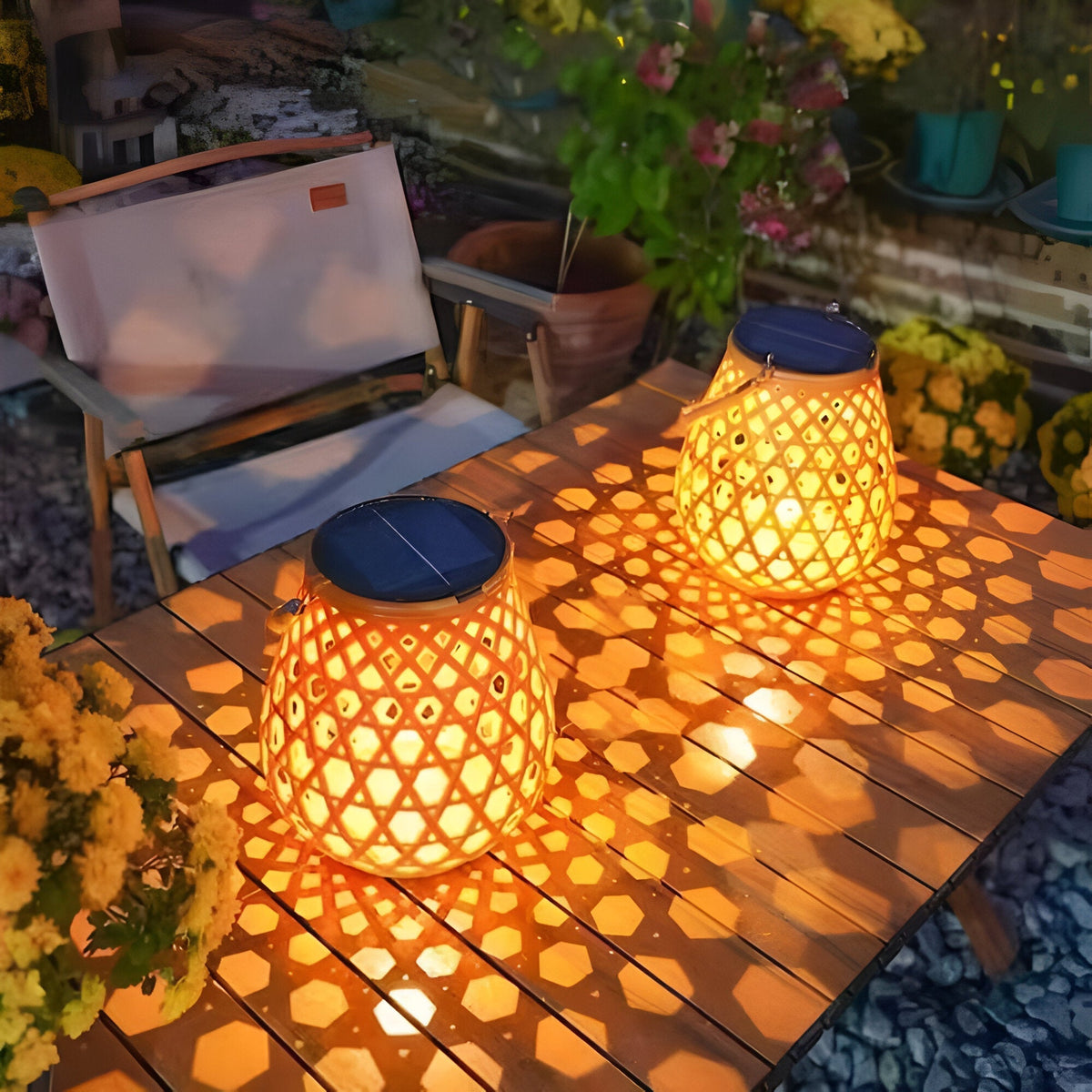 Solar LED Garden Lantern – product view