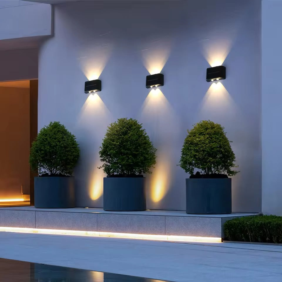 Dusk Solar Up and Down Wall Light