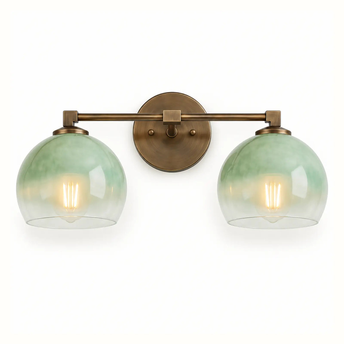 Marlow Colour Glass Globe Wall Light - product detail 6