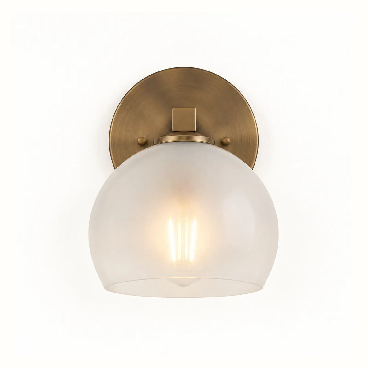 Marlow Colour Glass Globe Wall Light - product detail 14