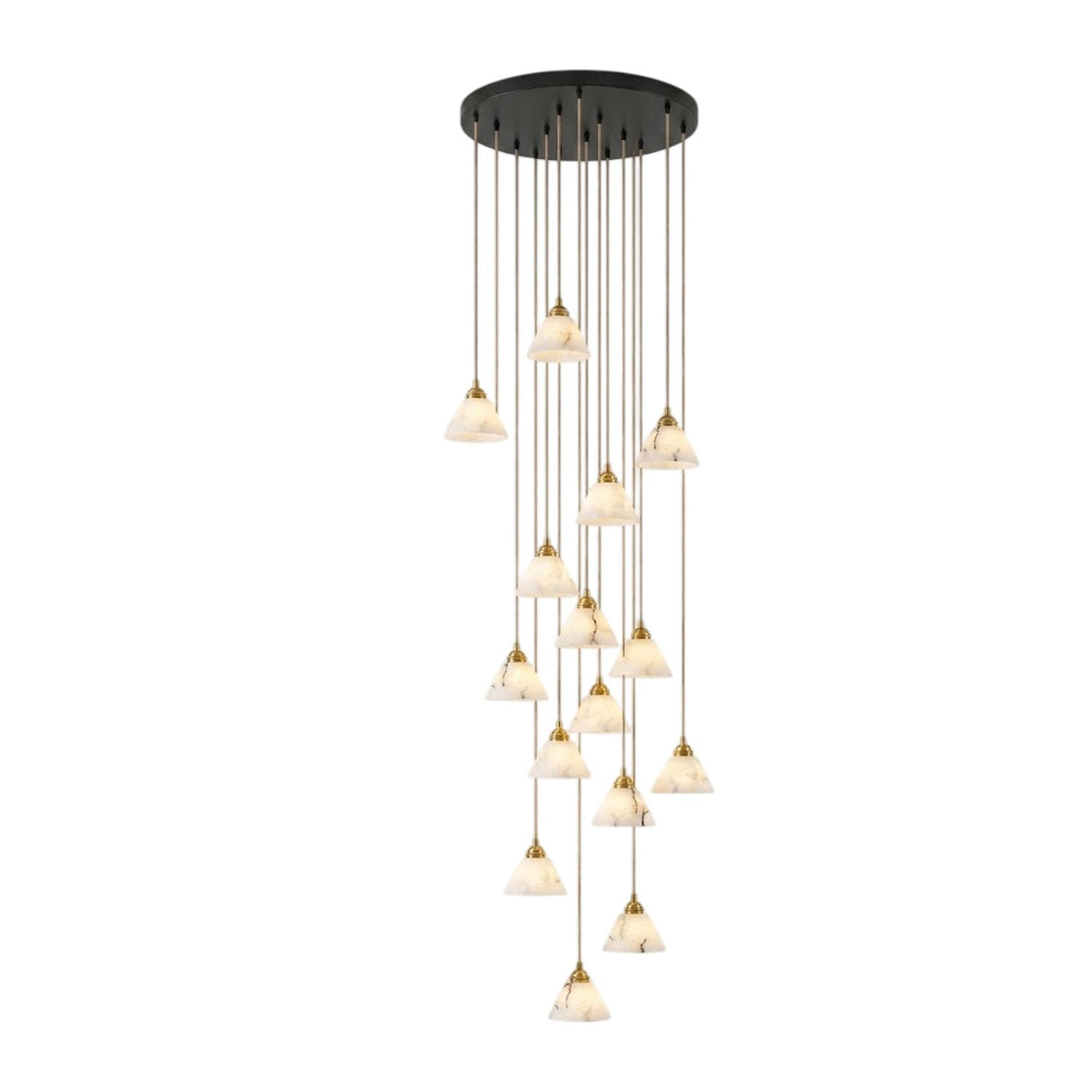 Mira Alabaster Cone Pendant Light - product detail 16