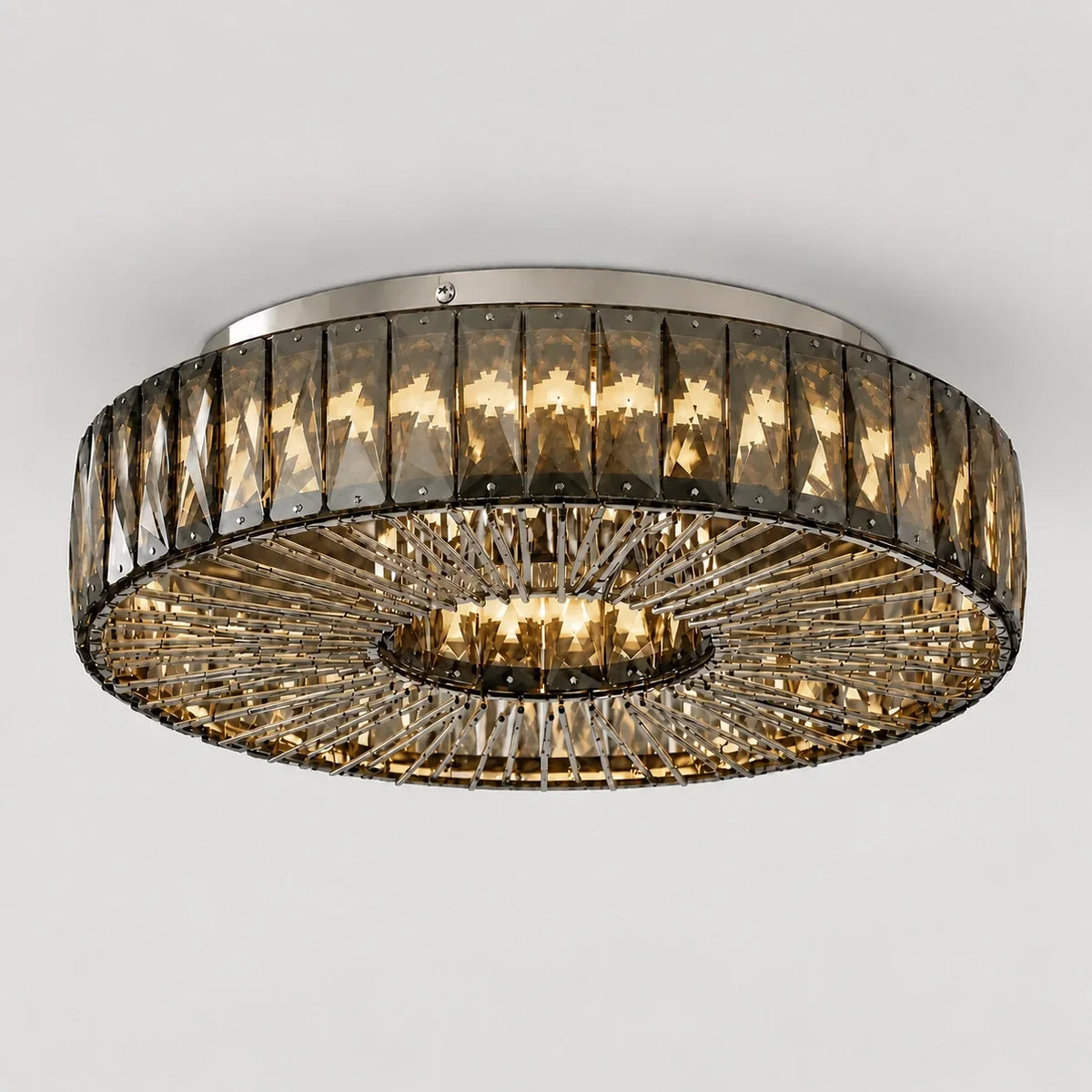 Lumiere Round Glass LED Ceiling Light - product detail 6