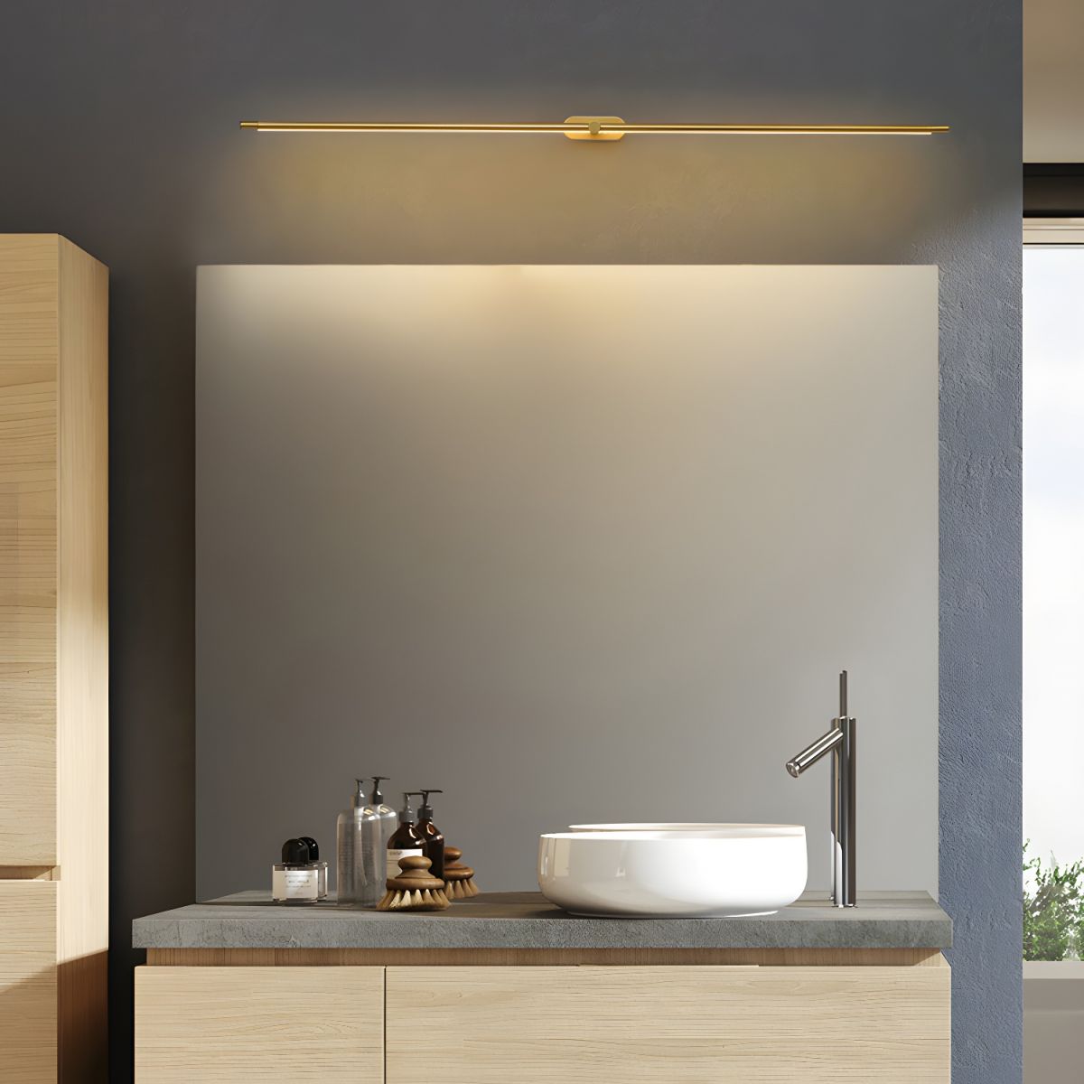 Lucent Linear Metal LED Wall Light