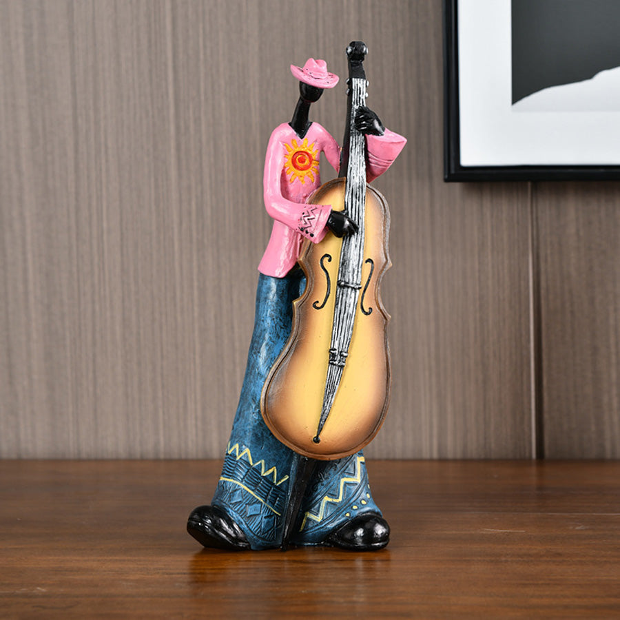 Jazz Hand-Painted Musician Figurine - product detail 8