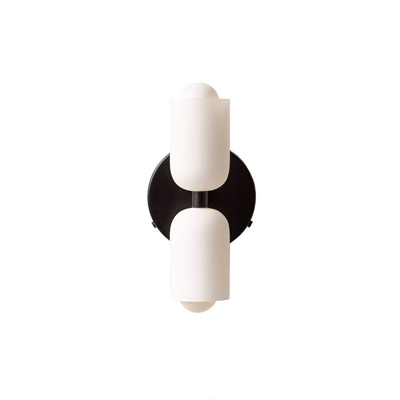 Minimalist Up and Down Wall Sconce – Black