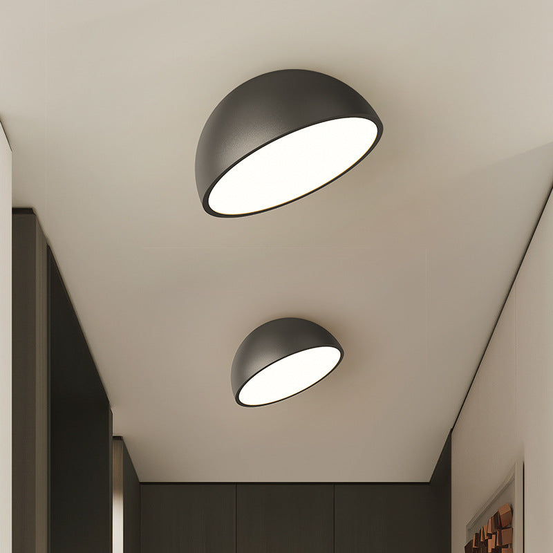 LED Semi-Dome Ceiling Lamp – Black