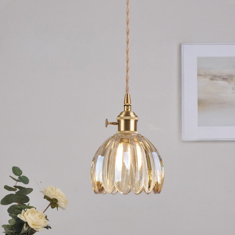 Retro Japanese Glass Pendant Lamp – product view