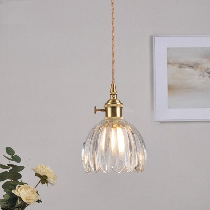 Retro Japanese Glass Pendant Lamp – Light