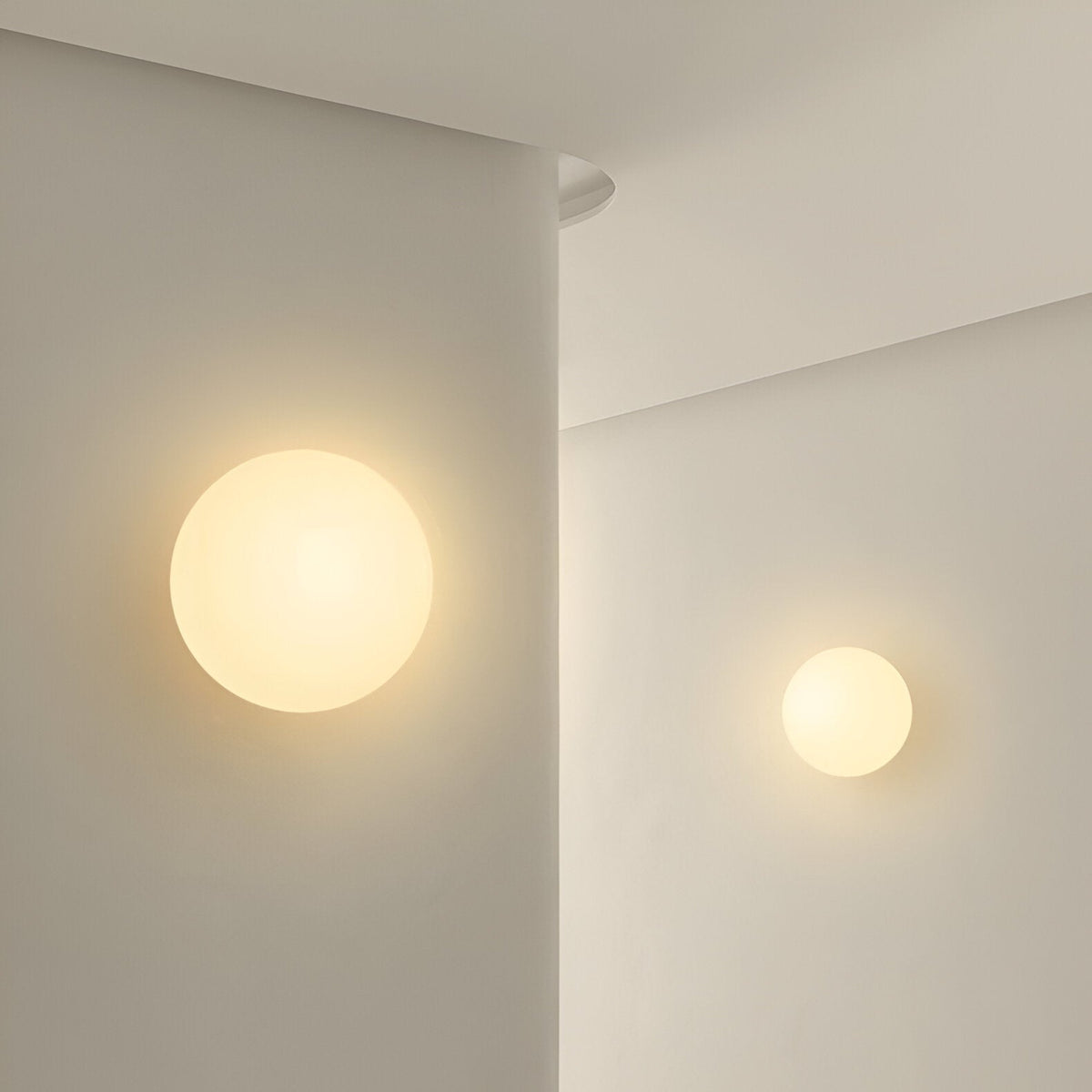 Round Diffused LED Wall Light – product view