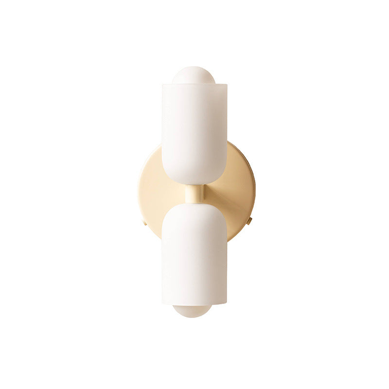 Minimalist Up and Down Wall Sconce – Beige