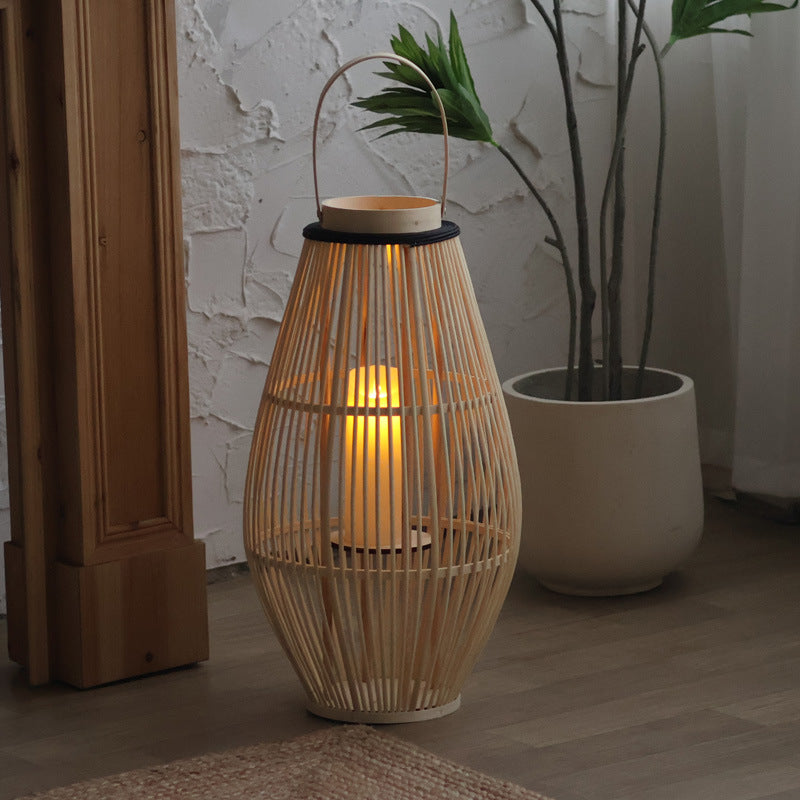 Banyan Bamboo Floor Lantern Lamp - product detail 6