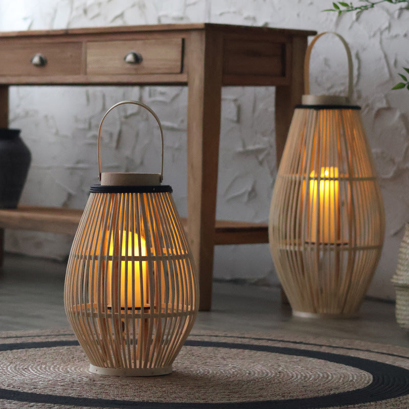 Banyan Bamboo Floor Lantern Lamp
