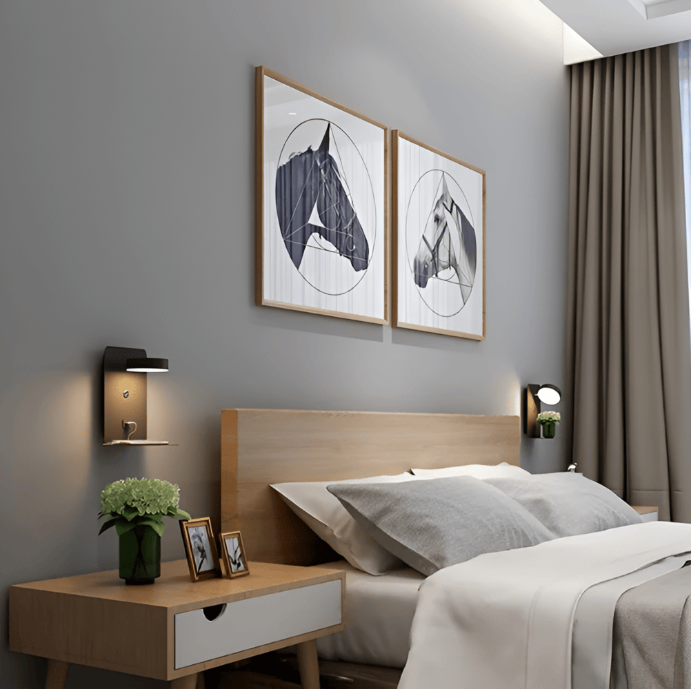 Aluminum Bedside Wall Lamp – product view