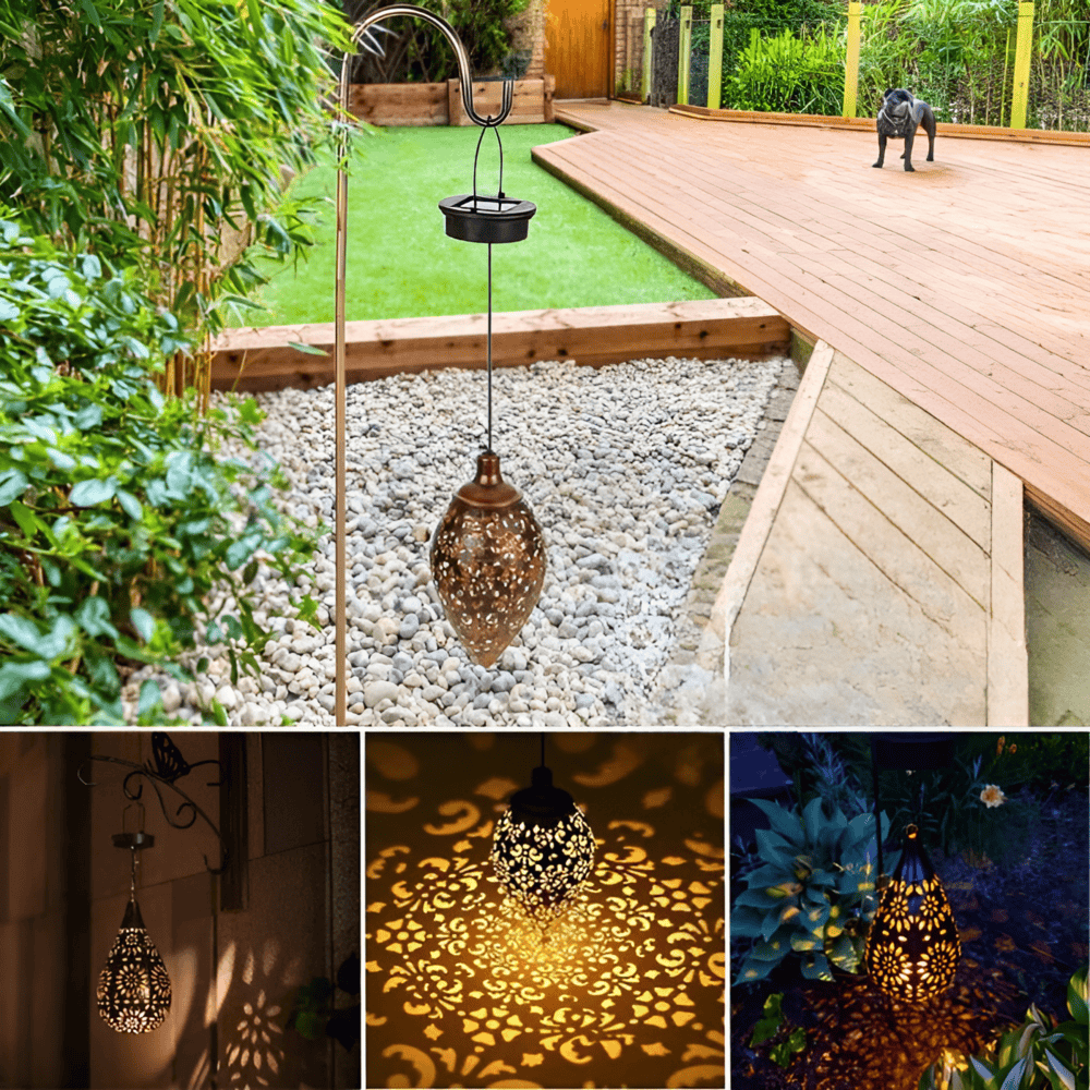 Solar Metal Garden Lantern – product view