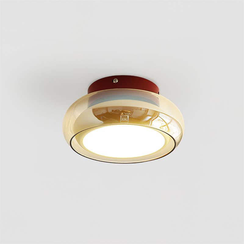 Retro Glass Surface-Mounted Ceiling Lamp – product view